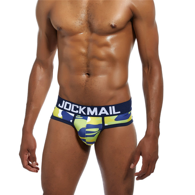 Camouflage Sexy Men Underwear Jockstrap Nylon Jock strap Bikini G-strings Men thong Men Briefs Gay underwear Penis Pouch