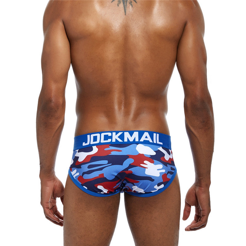 Camouflage Sexy Men Underwear Jockstrap Nylon Jock strap Bikini G-strings Men thong Men Briefs Gay underwear Penis Pouch