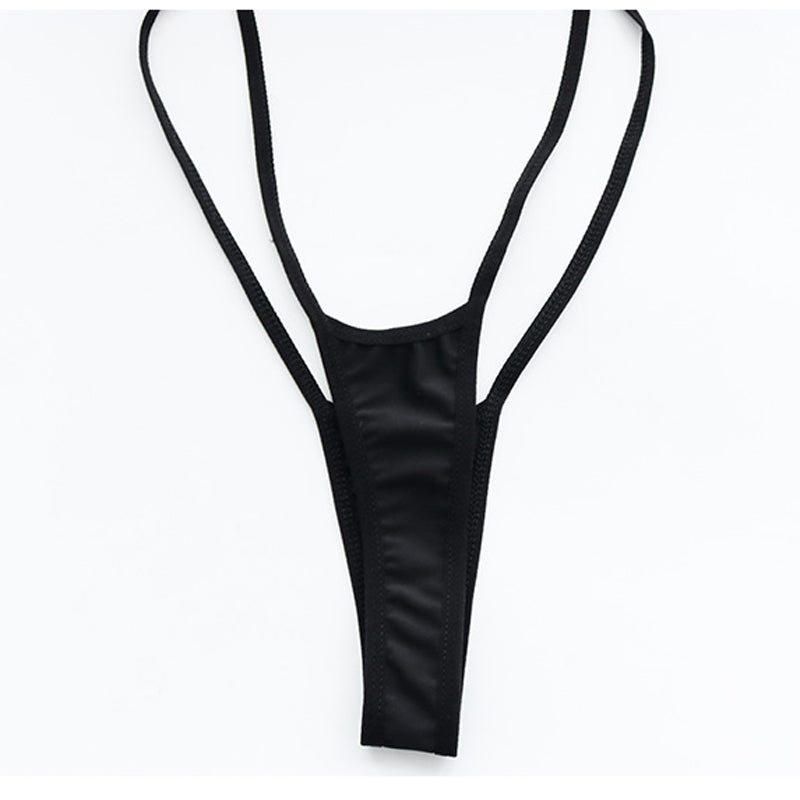 AniLV Anime Student Puff Sleeve Black one-piece Swimsuit Costume Cross Straps Bodysuit Swimwear Uniform Pool Party Cosplay