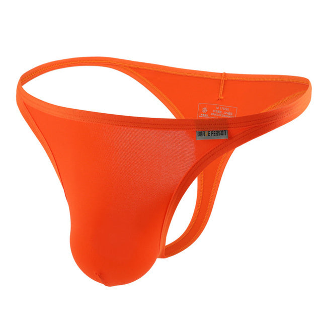 BRAVE PERSON Mens Sexy Underwear Bikini Briefs T-back G-string Thongs Jockstraps Gay Underpants Male Panties Tanga Hombre
