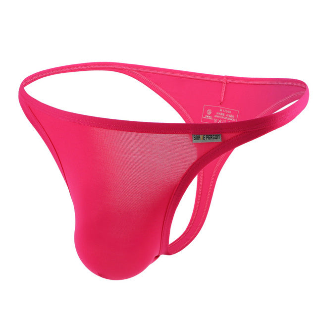 BRAVE PERSON Mens Sexy Underwear Bikini Briefs T-back G-string Thongs Jockstraps Gay Underpants Male Panties Tanga Hombre