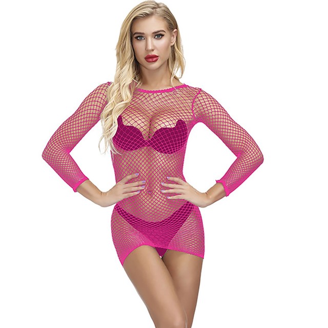 Women Erotic Sexy Lingerie Lace Dress with Thong See-through Erotic Lingerie Teddy Bear Babydoll Pajamas Erotic Exotic Costumes