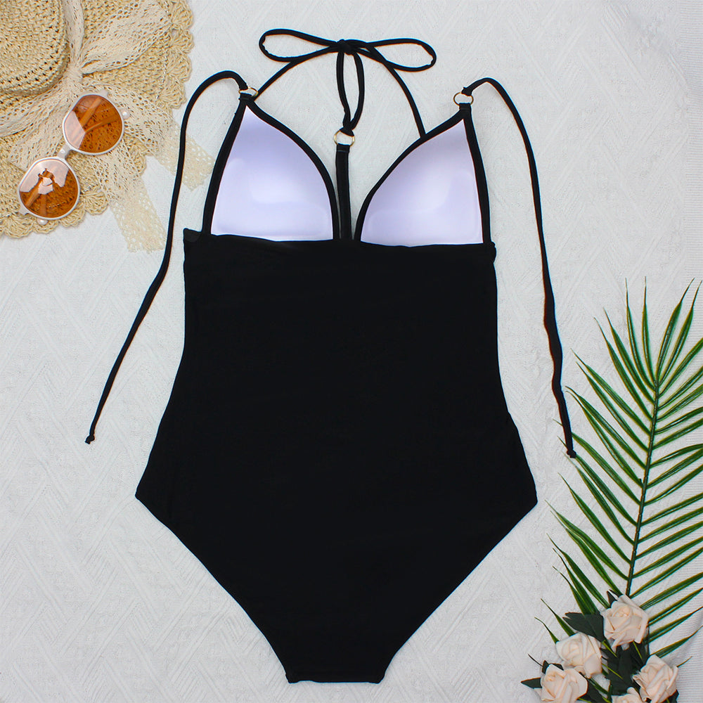 Hot Pink Swimwear One-piece Women Swimsuit New Bodysuit Push Up Twist Swimsuit Summer Beach Bathing Suits Sexy Monokini