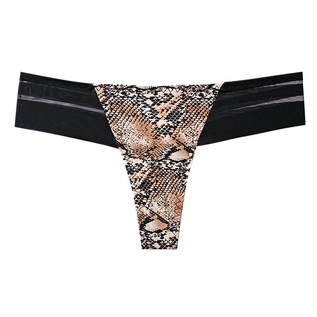 G-String Panties Seamless Perspective Transparent Underwear Sexy Women Underpants Female Thong