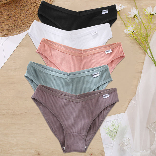 5PCS/Set Women Panties Cotton Underwear