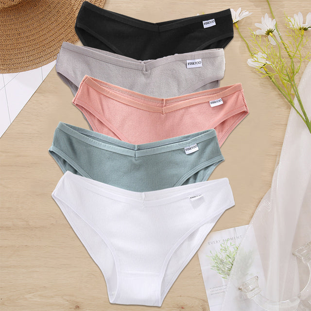 5PCS/Set Women Panties Cotton Underwear