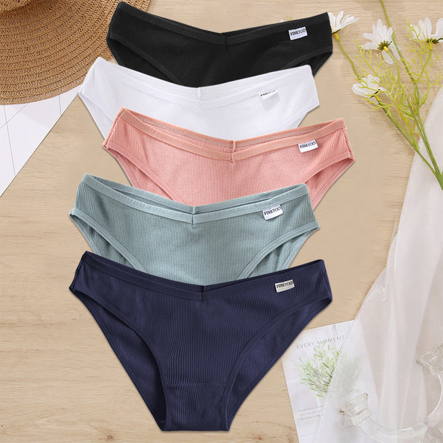 5PCS/Set Women Panties Cotton Underwear