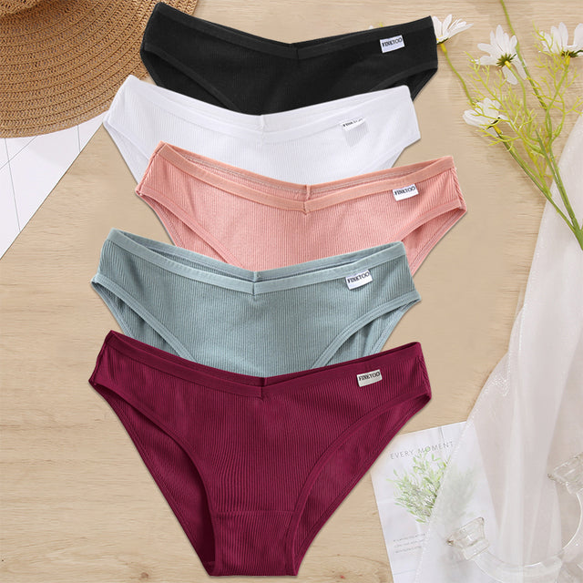 5PCS/Set Women Panties Cotton Underwear