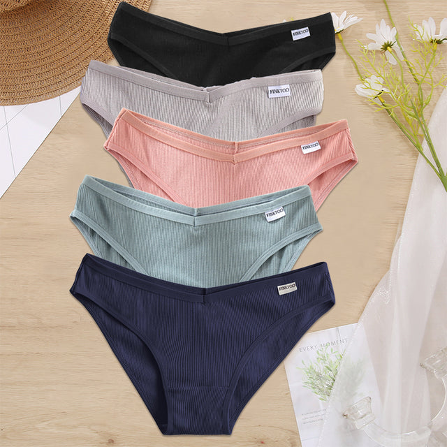 5PCS/Set Women Panties Cotton Underwear