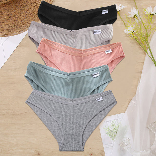 5PCS/Set Women Panties Cotton Underwear