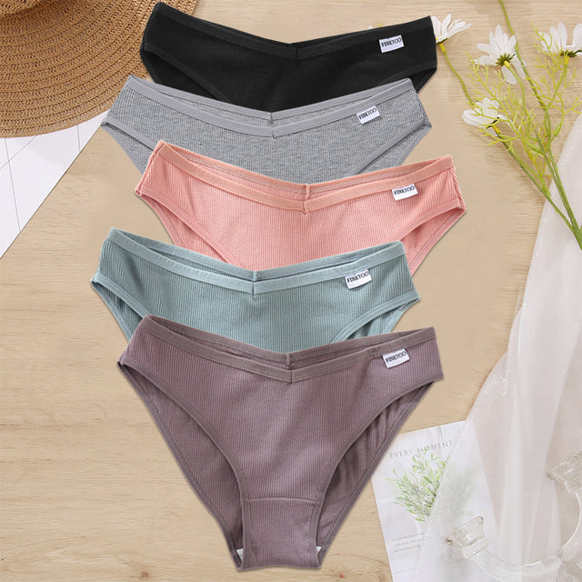 5PCS/Set Women Panties Cotton Underwear