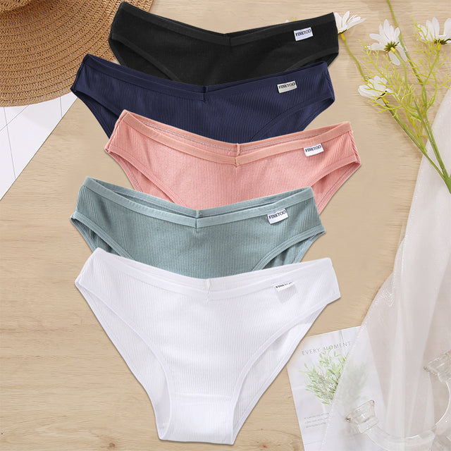 5PCS/Set Women Panties Cotton Underwear