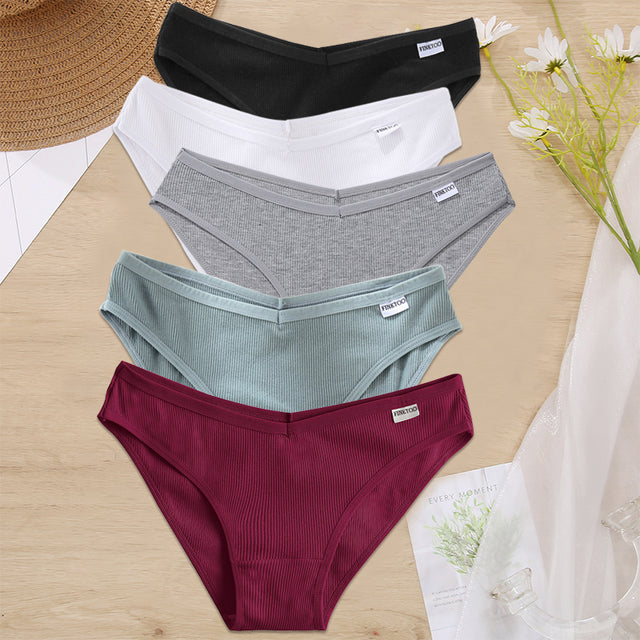 5PCS/Set Women Panties Cotton Underwear