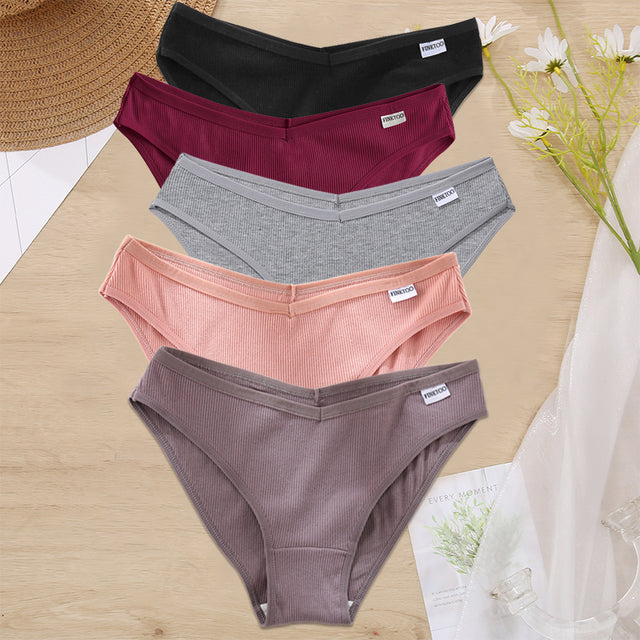 5PCS/Set Women Panties Cotton Underwear