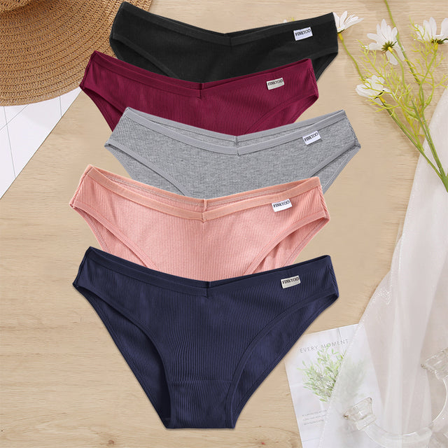 5PCS/Set Women Panties Cotton Underwear
