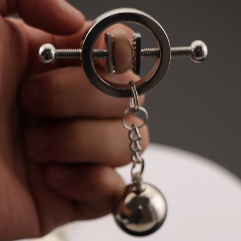 BDSM Bondage Nipple clamp Sex Breast Clamp Clips Stainless Steel Metal Nipple Shaking Clamps Breast Clip Sex Slaves Sex Shop 18+