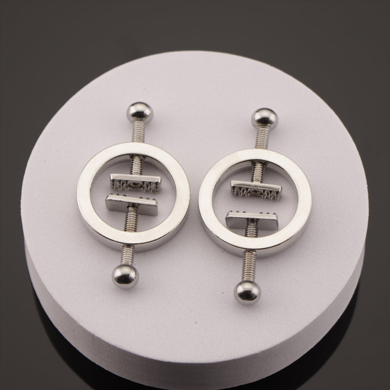 BDSM Bondage Nipple clamp Sex Breast Clamp Clips Stainless Steel Metal Nipple Shaking Clamps Breast Clip Sex Slaves Sex Shop 18+