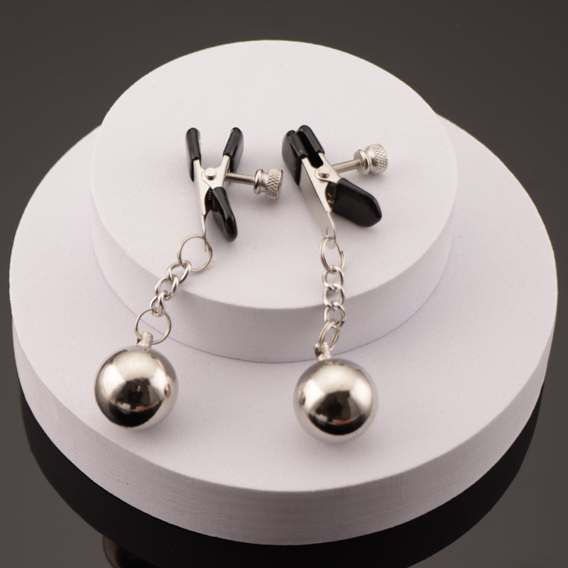 BDSM Bondage Nipple clamp Sex Breast Clamp Clips Stainless Steel Metal Nipple Shaking Clamps Breast Clip Sex Slaves Sex Shop 18+