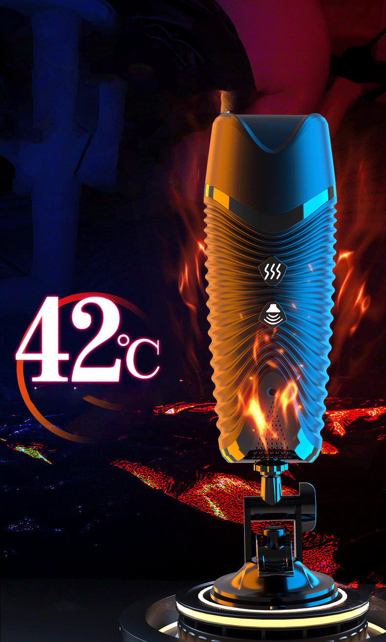 Intelligent Adaptive Size Male Masturbator Cup Heating Vibrating Masturbators Pocket Pussy Interaction Sex Toys
