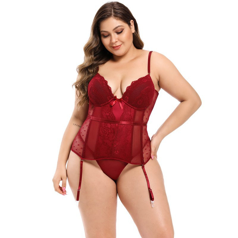 Women Dress Underwear Corsets Bustier Underwire Bra Bodysuit Briefer Body Shaper Sexy Lingerie with Garter Belt Waist Trainer