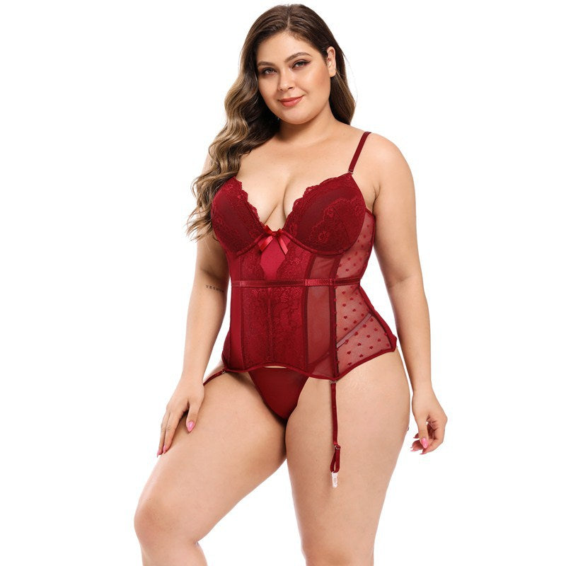 Women Dress Underwear Corsets Bustier Underwire Bra Bodysuit Briefer Body Shaper Sexy Lingerie with Garter Belt Waist Trainer