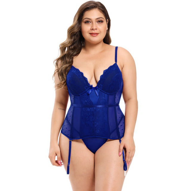Women Dress Underwear Corsets Bustier Underwire Bra Bodysuit Briefer Body Shaper Sexy Lingerie with Garter Belt Waist Trainer
