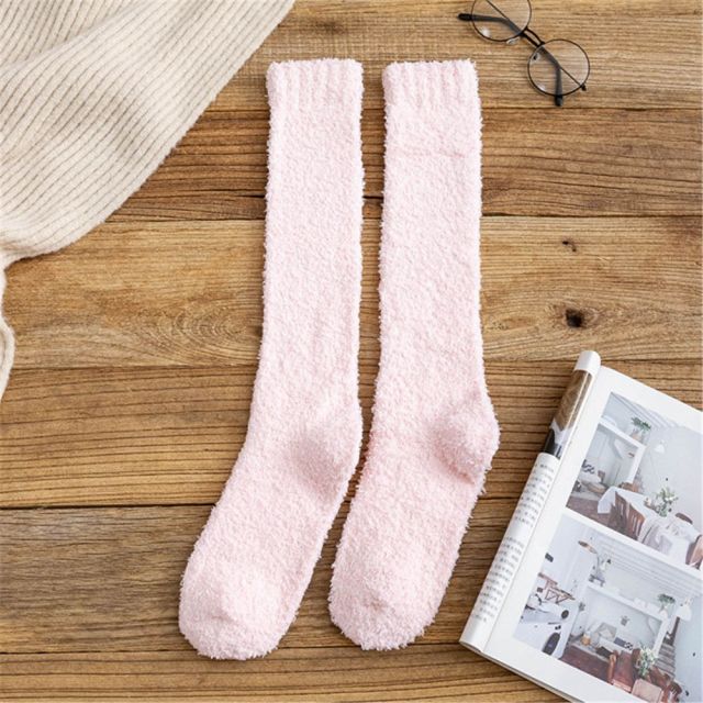 Women Slippers Home Socks Christmas Cartoon Elk Floor Socks Plush Velvet Non-slip Carpet Fluffy Warm Socks