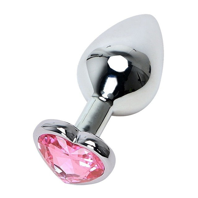 Anal Plug Sex Toys Mini Round Shaped Metal Stainless Smooth Toys For Women Adult Men Butt Plug Stainles Steel Anal Plug Anal Toy