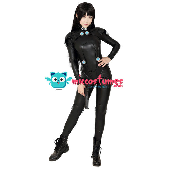Cosplay Costume Shimohira reika Suits Women Black Jumpsuit Halloween Outfits