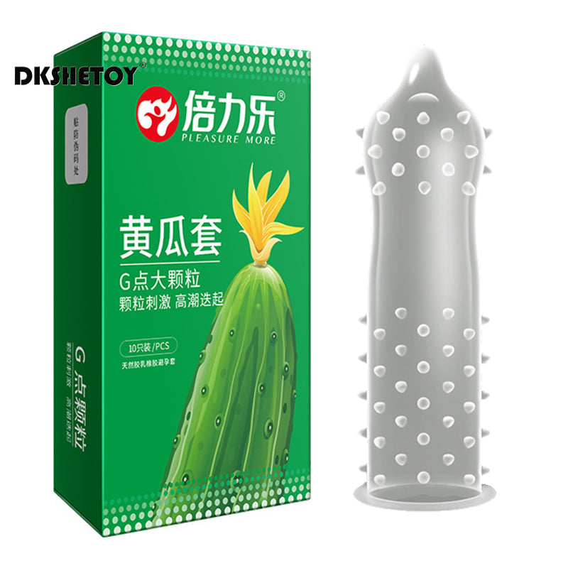 10pcs/set G-spot Large Particles Delay Sex Condoms Natural Latex Condom Lubrication Ultra Thin Sex Toys For Men Sex Products