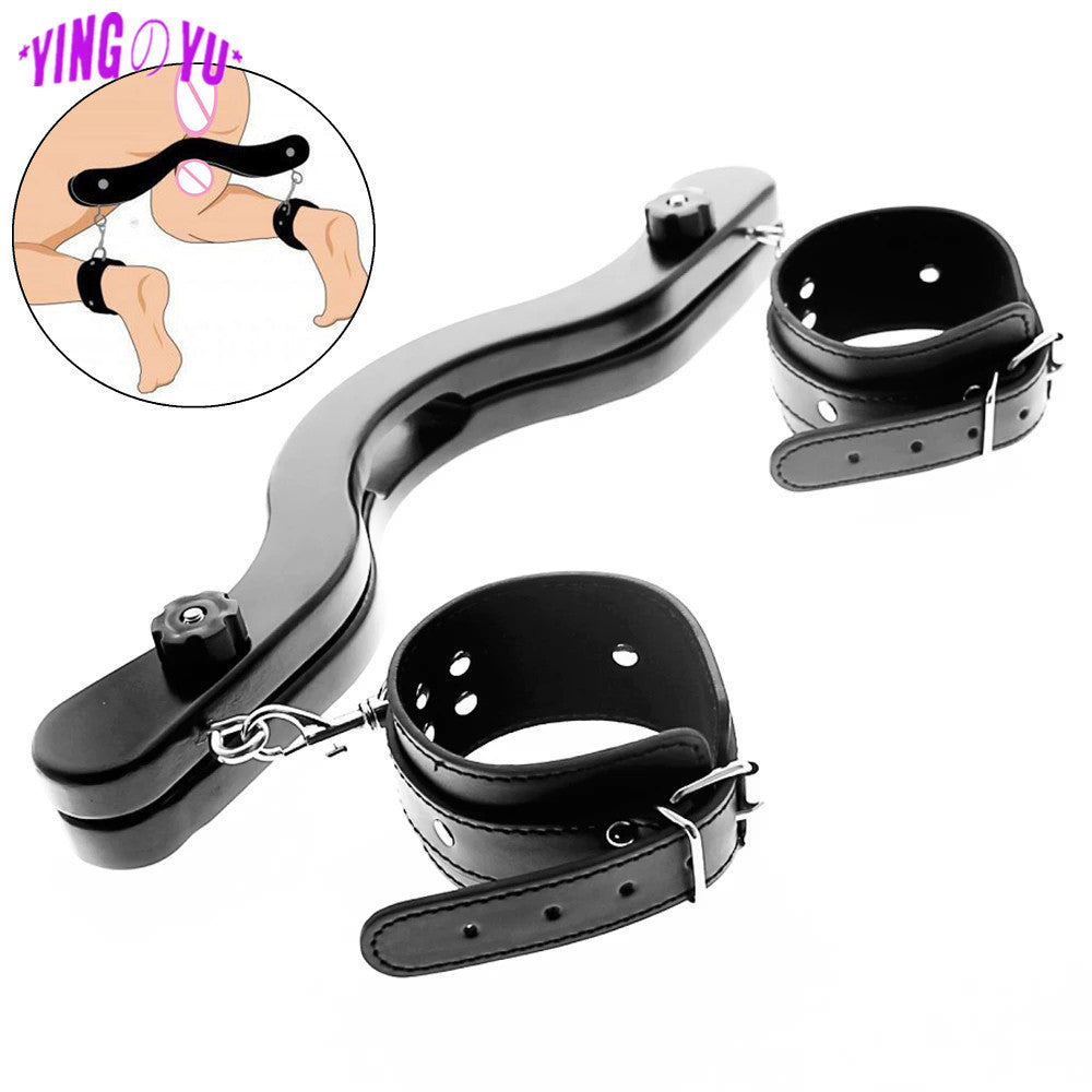 Adult Sex Toys For Men BDSM Bondage Ankle Cuffs The Humbler CBT Cock Rings Cock Cage Torture Ball Scrotum Stretcher Scrotal Lock