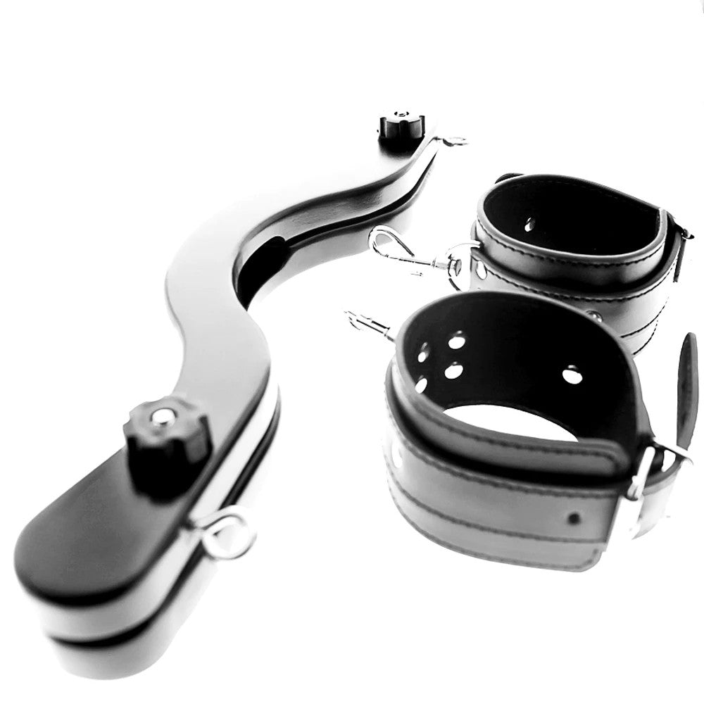 Adult Sex Toys For Men BDSM Bondage Ankle Cuffs The Humbler CBT Cock Rings Cock Cage Torture Ball Scrotum Stretcher Scrotal Lock