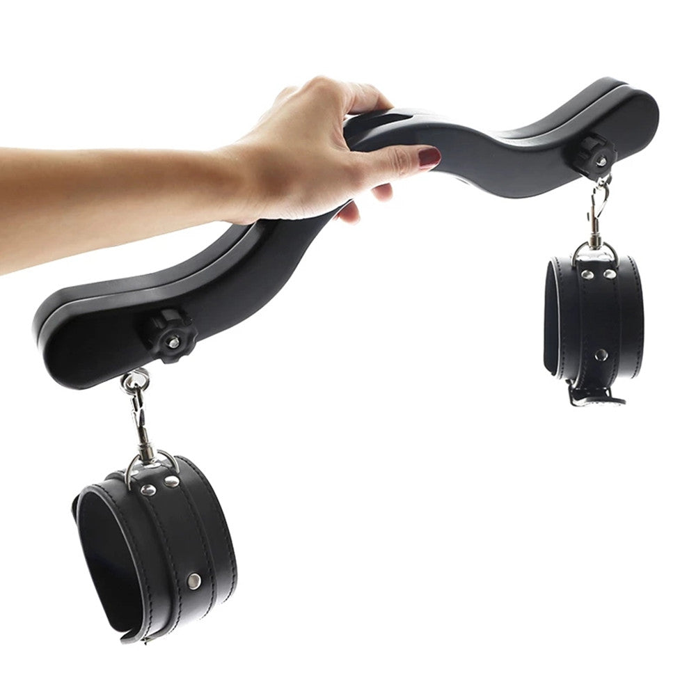 Adult Sex Toys For Men BDSM Bondage Ankle Cuffs The Humbler CBT Cock Rings Cock Cage Torture Ball Scrotum Stretcher Scrotal Lock