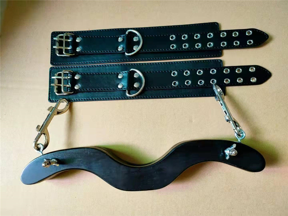 Adult Sex Toys For Men BDSM Bondage Ankle Cuffs The Humbler CBT Cock Rings Cock Cage Torture Ball Scrotum Stretcher Scrotal Lock