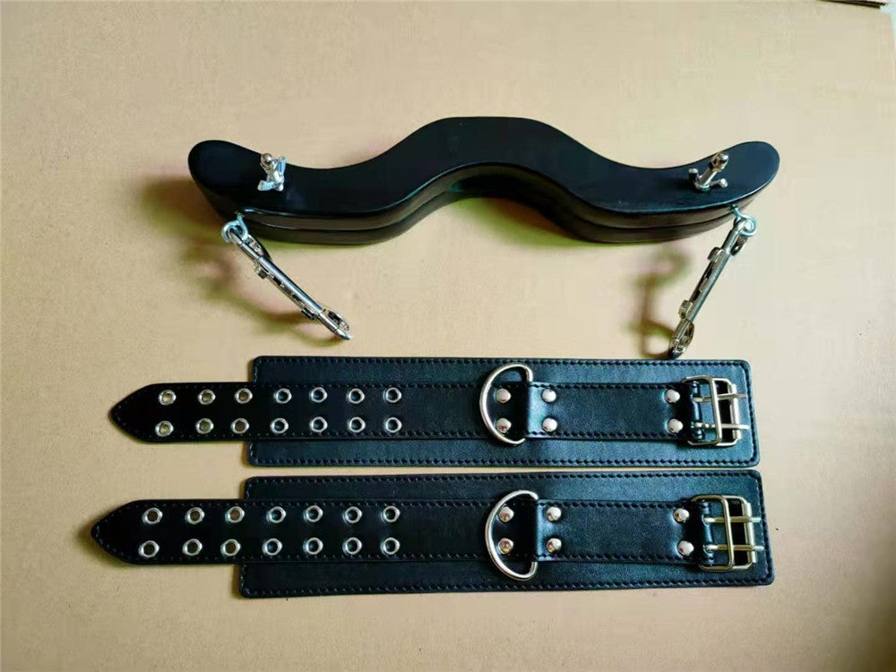 Adult Sex Toys For Men BDSM Bondage Ankle Cuffs The Humbler CBT Cock Rings Cock Cage Torture Ball Scrotum Stretcher Scrotal Lock