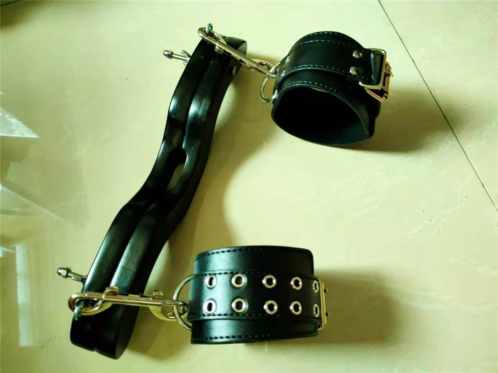 Adult Sex Toys For Men BDSM Bondage Ankle Cuffs The Humbler CBT Cock Rings Cock Cage Torture Ball Scrotum Stretcher Scrotal Lock