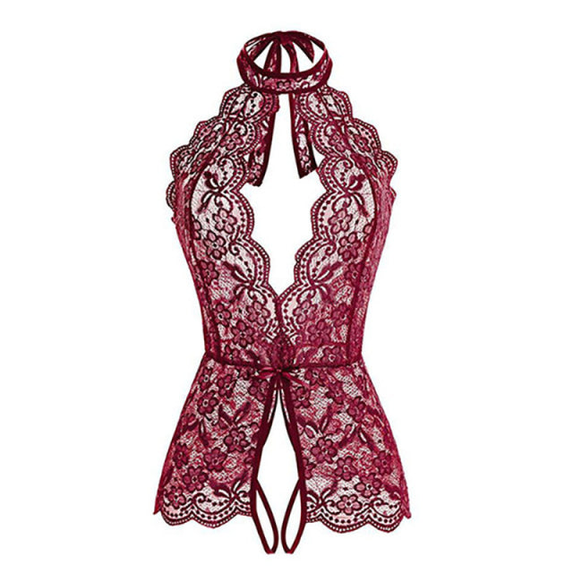 Porno Lingerie Sexy Erotic Underwear For Women Christmas Costume Open Croth Bodysuit Babydoll Exotic Apparel Chemise Sleepwear