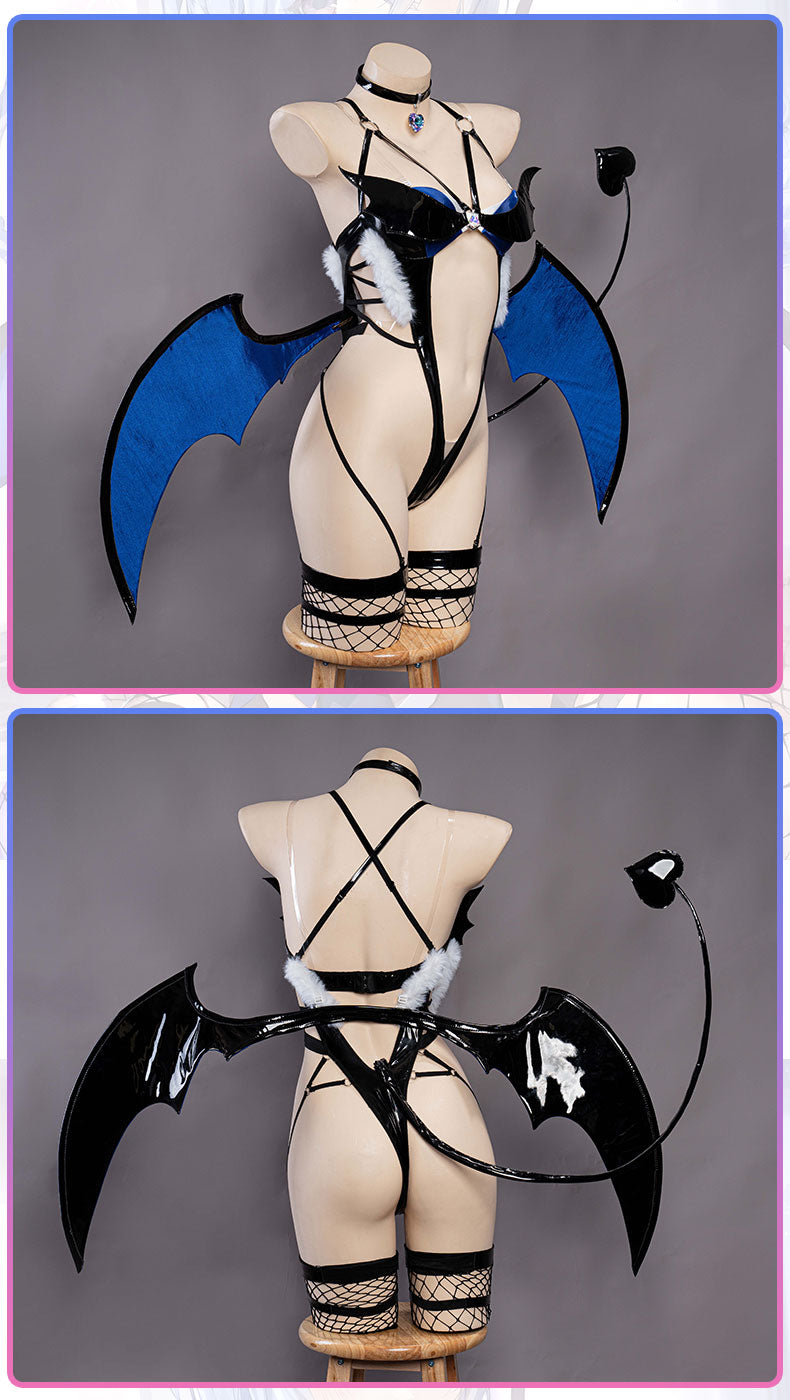 UWOWO NSFW Genshin Impact Fanart Succubus Ganyu Cosplay Costume Sexy Cos Outfit