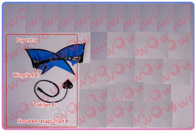 UWOWO NSFW Genshin Impact Fanart Succubus Ganyu Cosplay Costume Sexy Cos Outfit