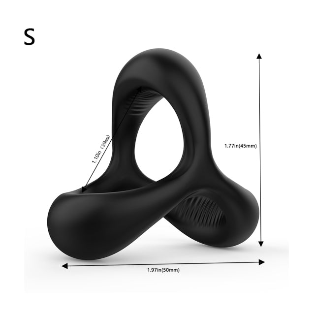 Penis Ring Reusable Silicone Semen Cock Ring Penis Enlargement Delayed Ejaculation Sex Toys For Men