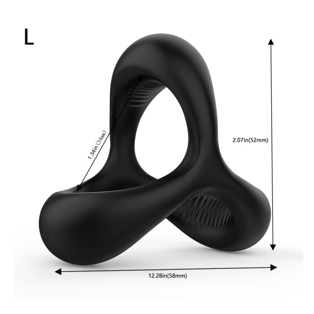 Penis Ring Reusable Silicone Semen Cock Ring Penis Enlargement Delayed Ejaculation Sex Toys For Men
