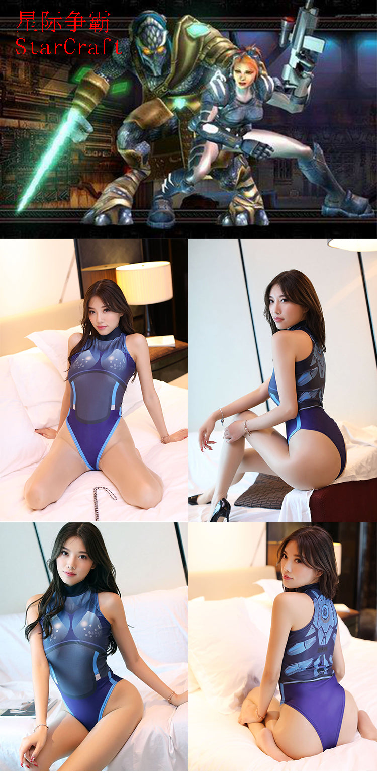 Anime cosplay swimsui tankini swimsuits Women/Girls Sexy Bikini Swimwear Bodysuit 3D printin Jumpsuits Cosplay Costumes