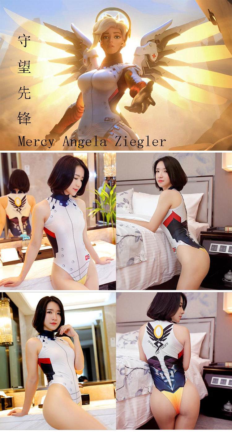 Anime cosplay swimsui tankini swimsuits Women/Girls Sexy Bikini Swimwear Bodysuit 3D printin Jumpsuits Cosplay Costumes