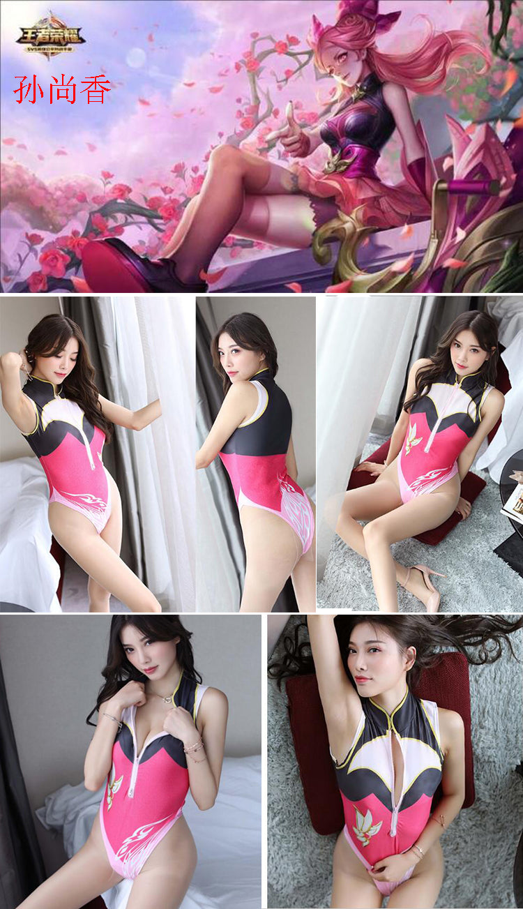 Anime cosplay swimsui tankini swimsuits Women/Girls Sexy Bikini Swimwear Bodysuit 3D printin Jumpsuits Cosplay Costumes