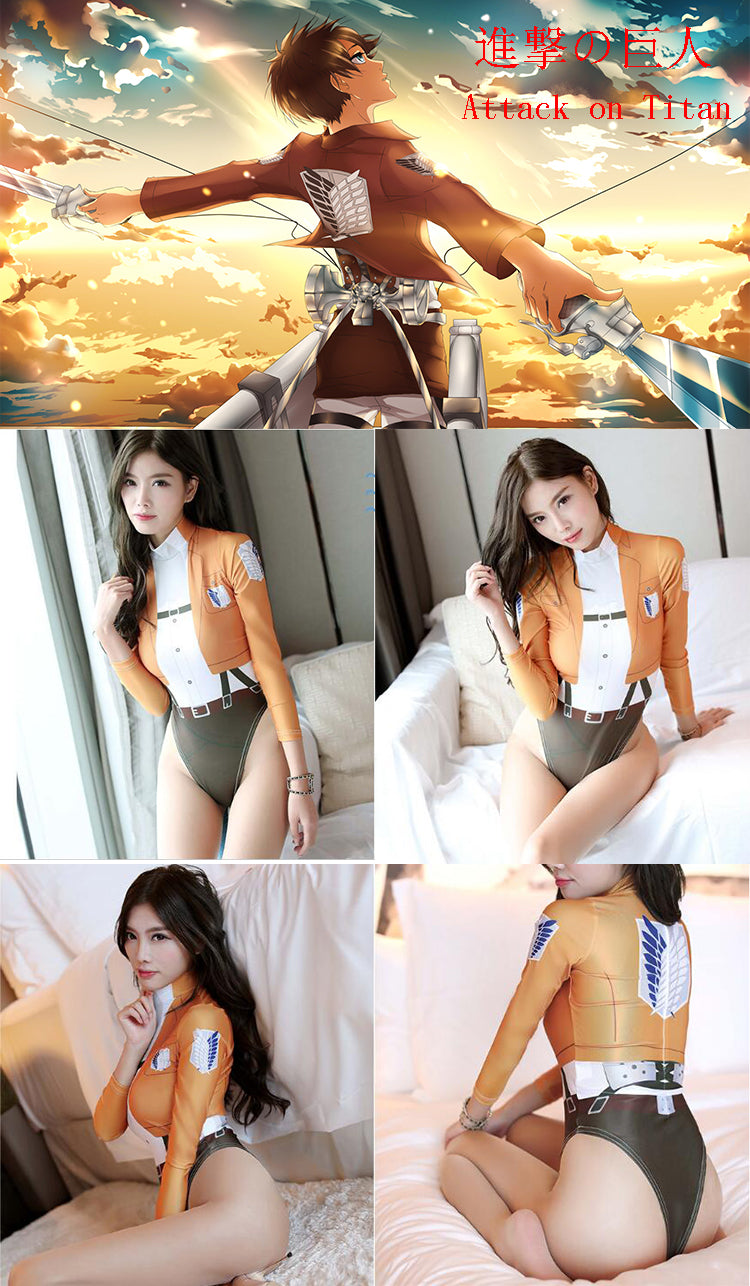Anime cosplay swimsui tankini swimsuits Women/Girls Sexy Bikini Swimwear Bodysuit 3D printin Jumpsuits Cosplay Costumes
