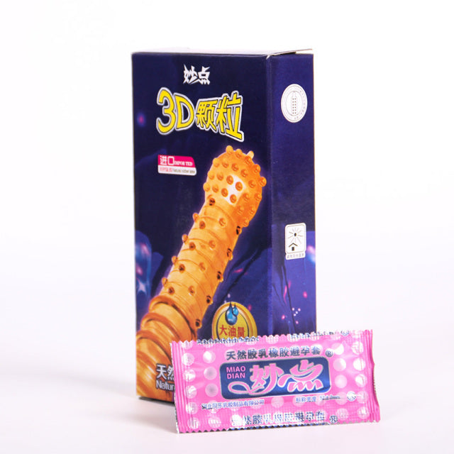 10pcs/set G-spot Large Particles Delay Sex Condoms Natural Latex Condom Lubrication Ultra Thin Sex Toys For Men Sex Products