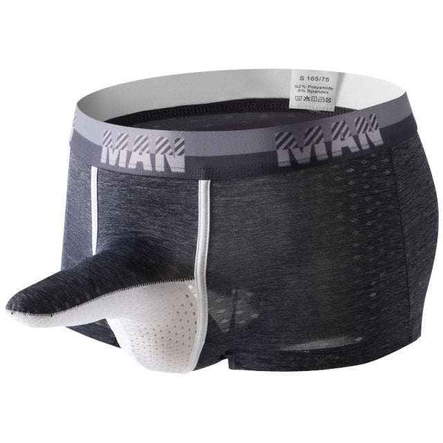 Breathable Underwear Comfortable Panties Independent Penis Scrotum Briefs Intimates Knickers Soft Seamless Male Panties