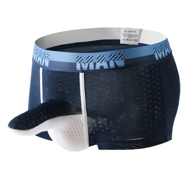 Breathable Underwear Comfortable Panties Independent Penis Scrotum Briefs Intimates Knickers Soft Seamless Male Panties