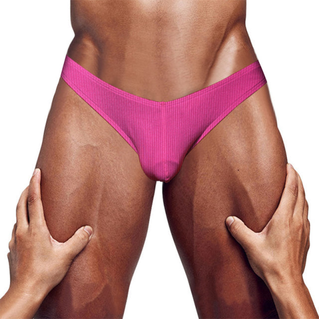 4Style Gay Underwear Men Thongs And G Strings Cotton Men Jockstrap Breathable Thong Man Panties U Convex Cueca Tanga Sissy
