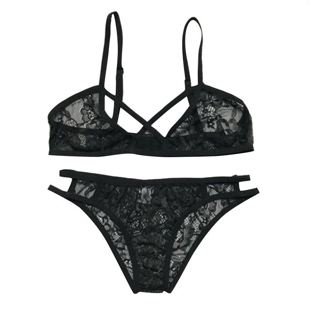 Sexy Embroidery Lace Bras Panties Set Erotic Lingerie Set Women Underwear Set Sexy Temptation Erotic Lingerie